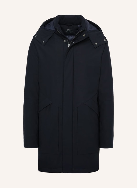 BOGGI MILANO Parka mit abnehmbarer Kapuze BLAU