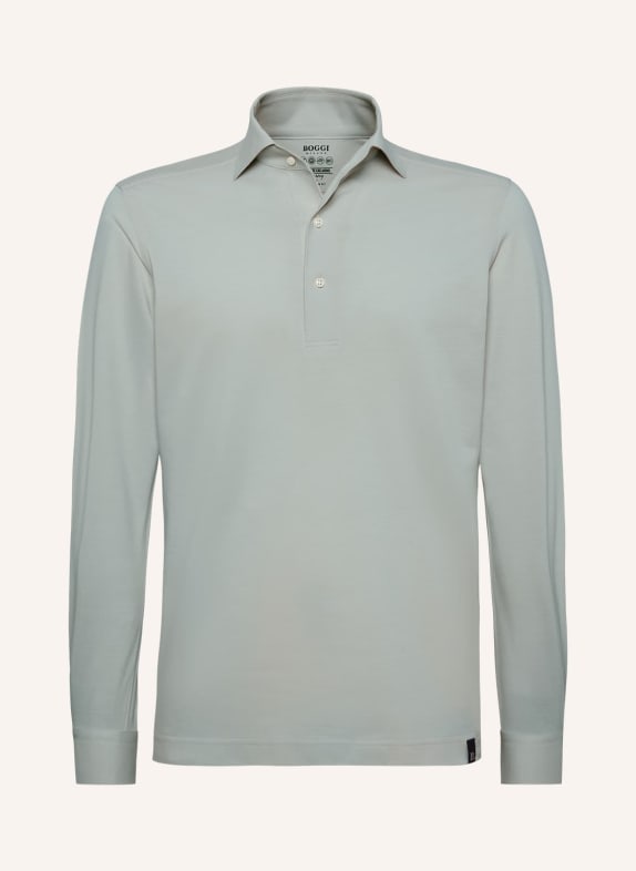 BOGGI MILANO Jersey-Poloshirt Regular Fit GRÜN
