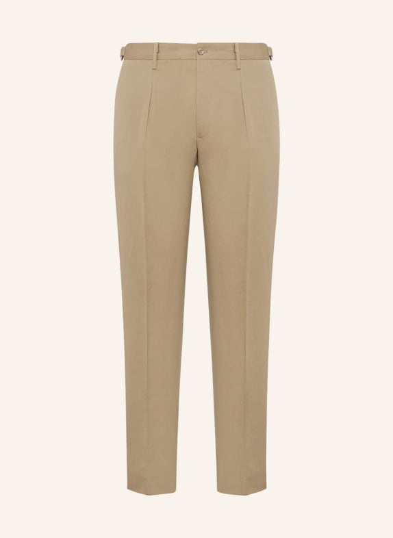 BOGGI MILANO Hose mit Leinen BEIGE