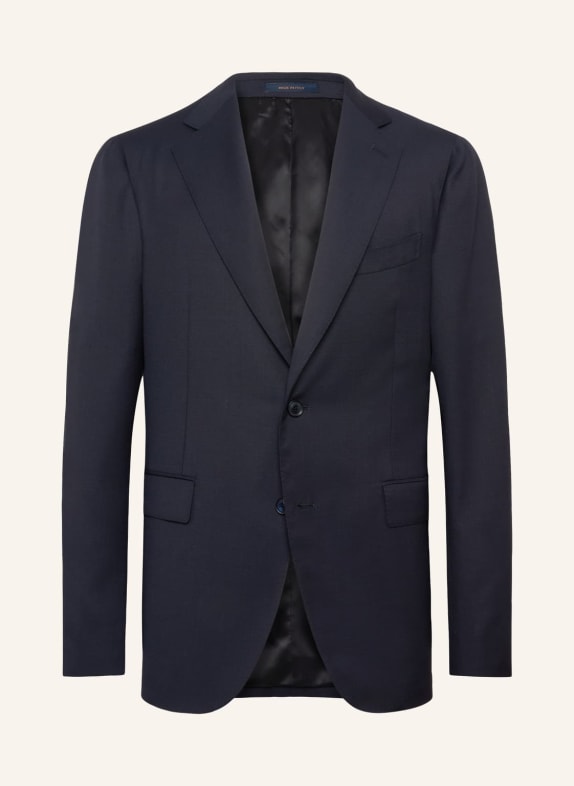 BOGGI MILANO Jacket in Woven Bird’s Eye Wool Fabric DUNKELBLAU