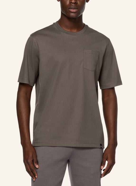 BOGGI MILANO T-Shirt DUNKELGRAU