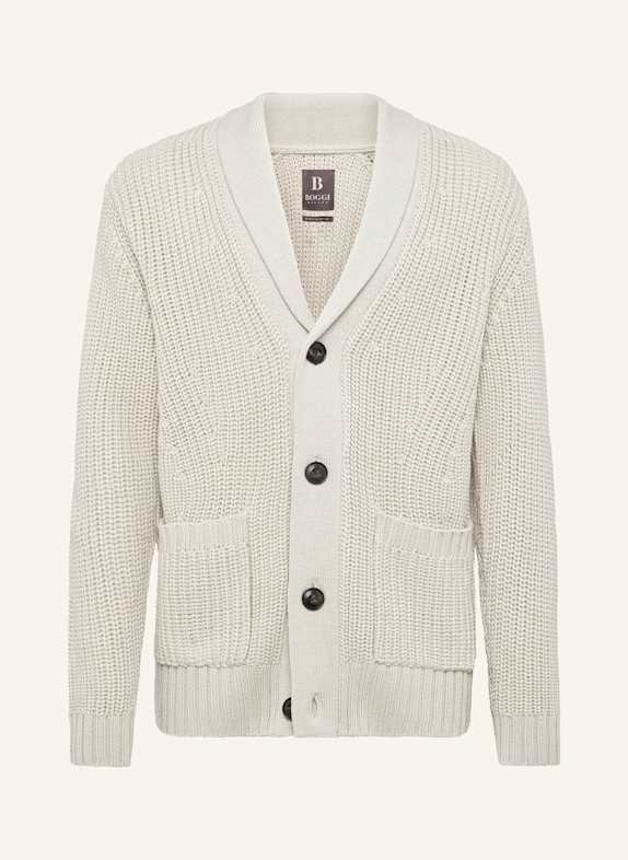 BOGGI MILANO Strickjacke BRAUN