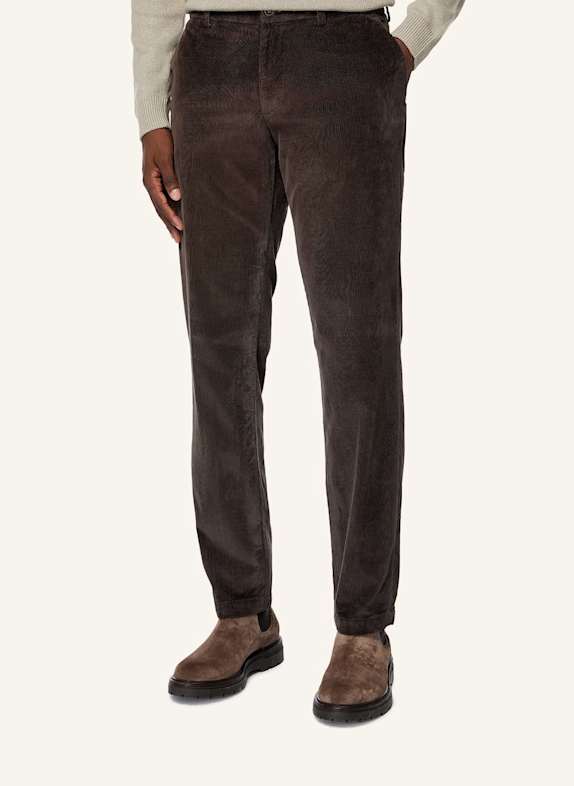 BOGGI MILANO Cordhose BRAUN