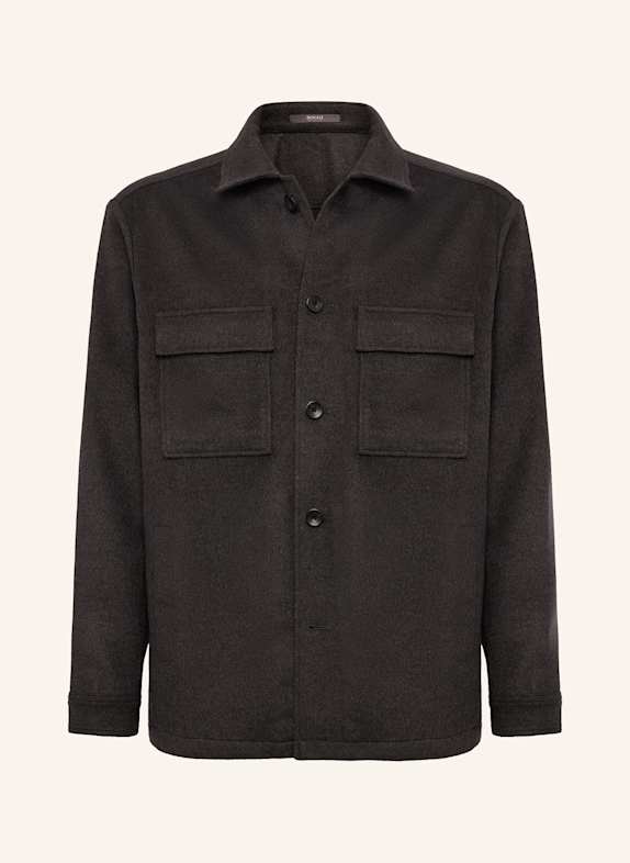 BOGGI MILANO Overjacket DUNKELBRAUN