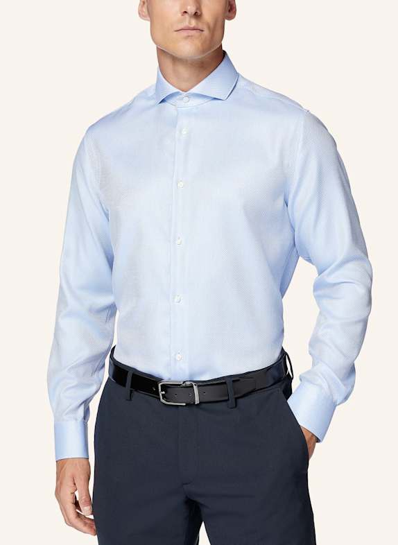 BOGGI MILANO Hemd Slim Fit HELLBLAU