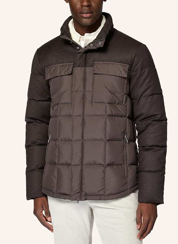 BOGGI MILANO Daunenjacke BRAUN