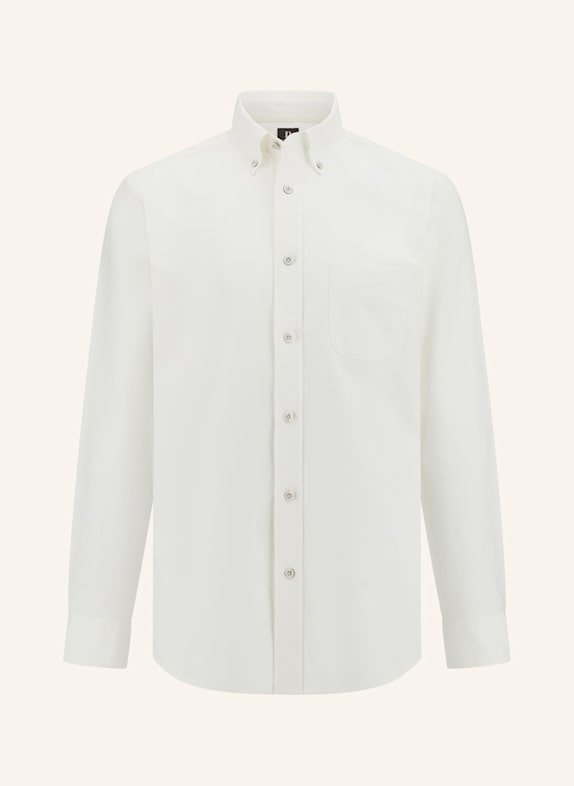 BOGGI MILANO Oxfordhemd Regular Fit WEISS
