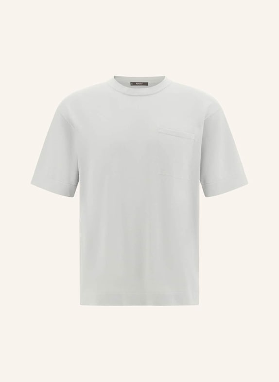 BOGGI MILANO Strickshirt GRAU