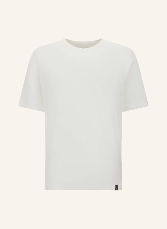 BOGGI MILANO T-Shirt aus Leinen WEISS