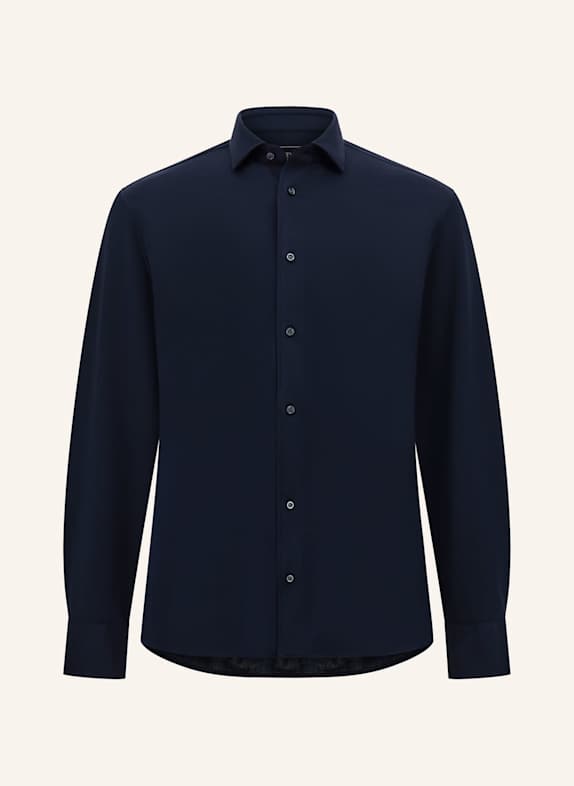 BOGGI MILANO Hemd Regular Fit BLAU