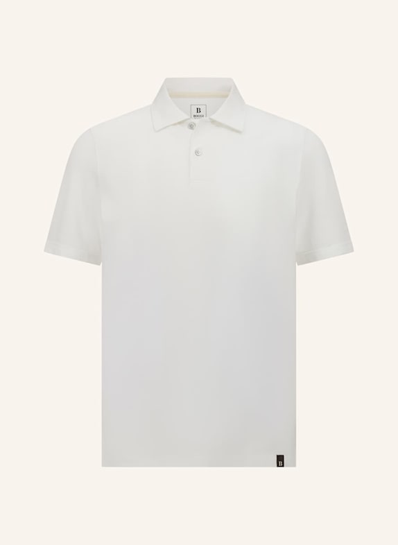 BOGGI MILANO Piqué-Poloshirt WEISS
