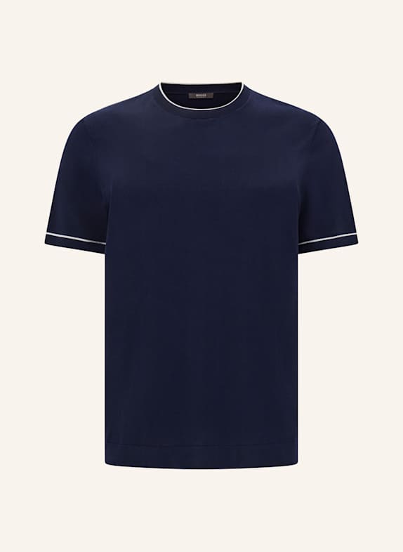 BOGGI MILANO Strickshirt BLAU