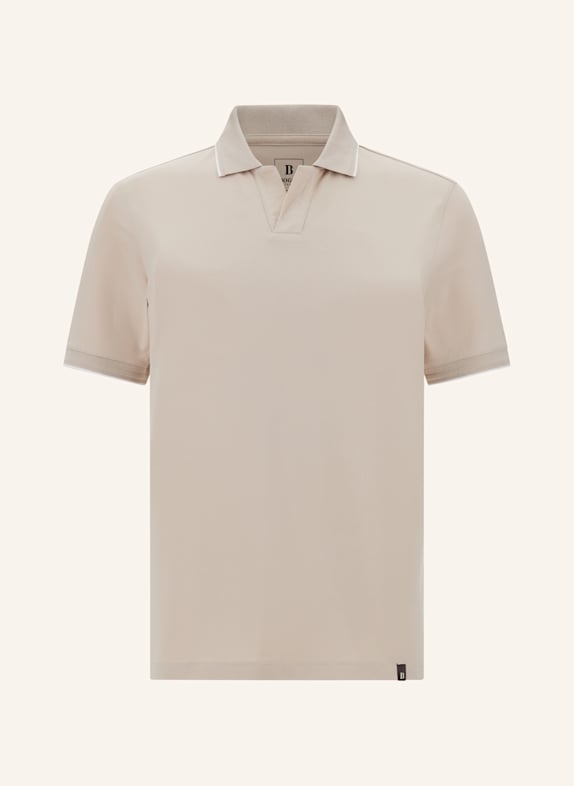 BOGGI MILANO Piqué-Poloshirt BRAUN