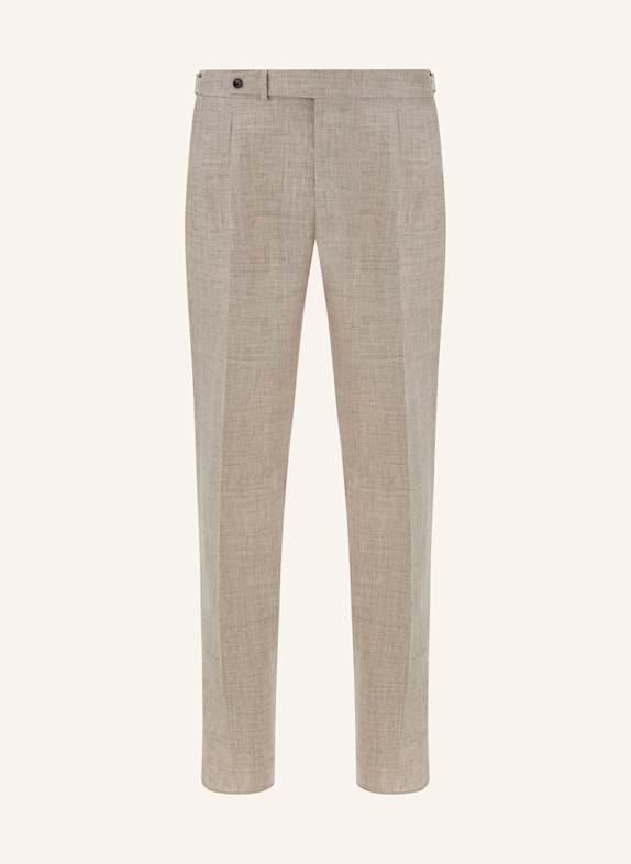 BOGGI MILANO Leinenhose GRAU