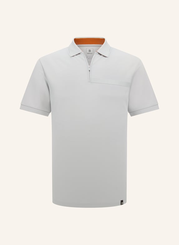 BOGGI MILANO Piqué Polo Shirt WHITE