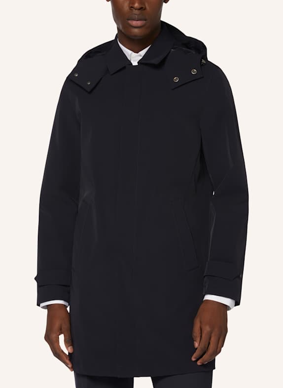 BOGGI MILANO Regenjas BLAUW