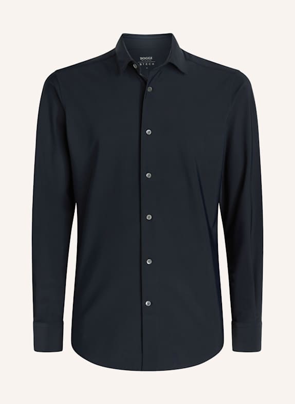 BOGGI MILANO Hemd Slim Fit BLAU