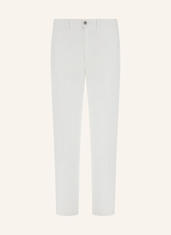 BOGGI MILANO Leinenhose WEISS