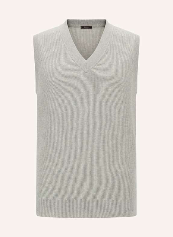 BOGGI MILANO sleeveless sweater GRAY