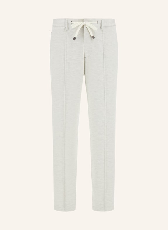 BOGGI MILANO Hose im Jogging-Stil HELLGRAU