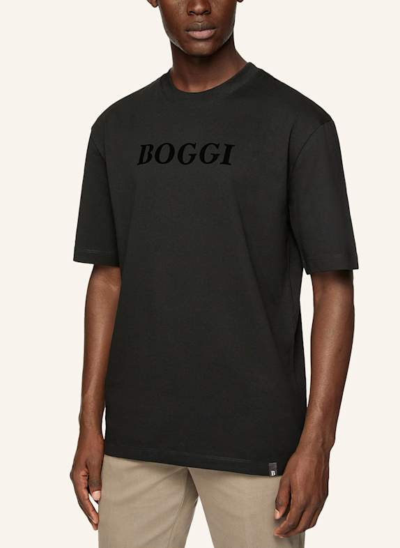 BOGGI MILANO T-shirt ZWART