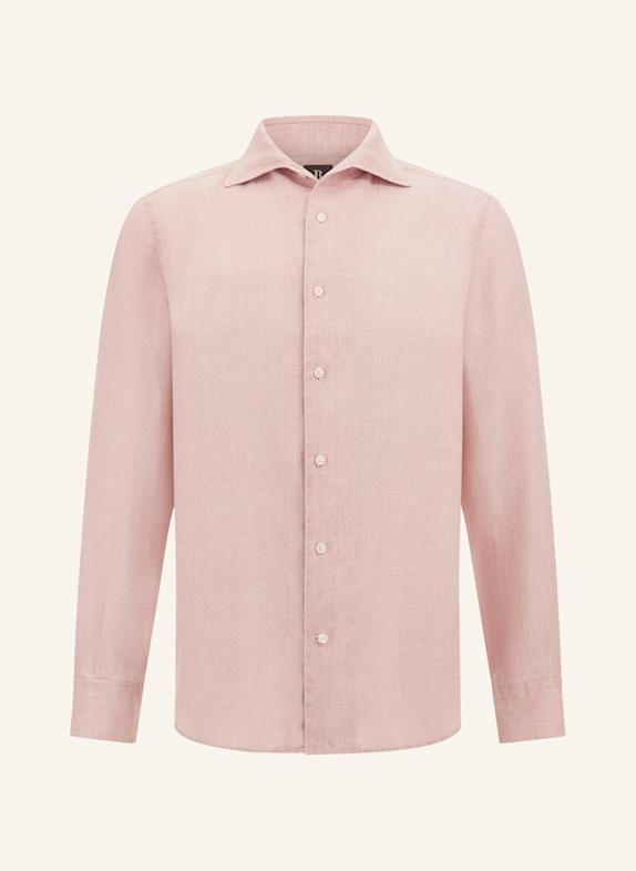 BOGGI MILANO Leinenhemd Regular PINK