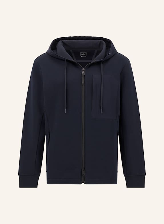 BOGGI MILANO Sweatjacke BLAU