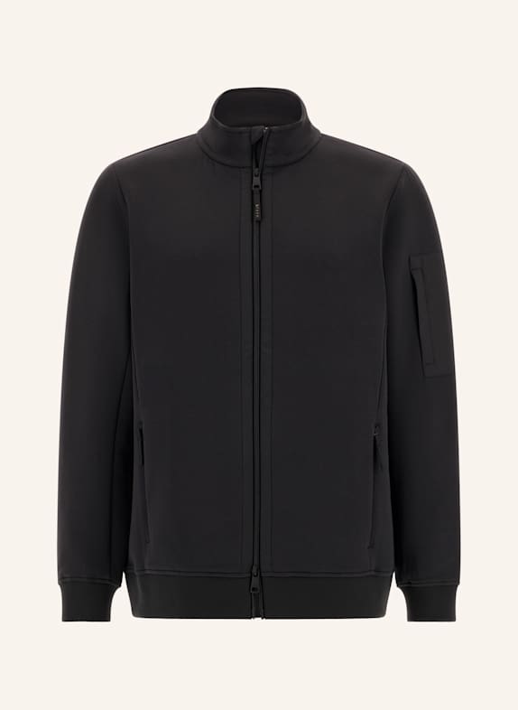BOGGI MILANO Sweatjacke SCHWARZ