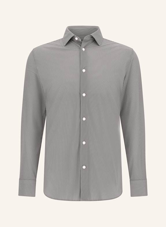 BOGGI MILANO Hemd Slim Fit BRAUN