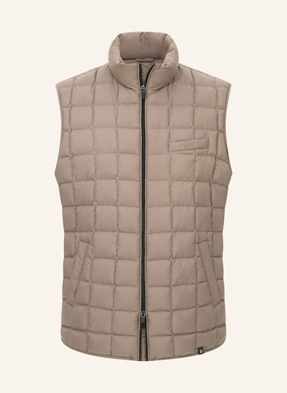 BOGGI MILANO Daunenweste GRAU