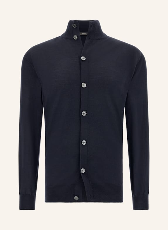 BOGGI MILANO Strickjacke BLAU
