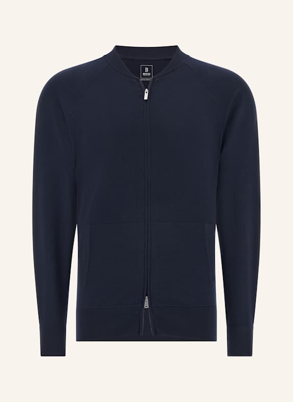 BOGGI MILANO Strickjacke BLAU