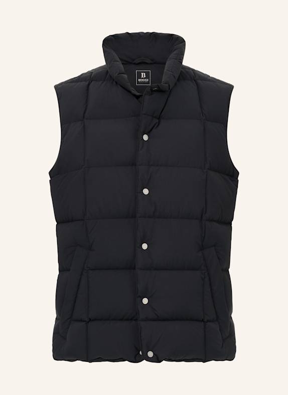 BOGGI MILANO Daunenweste SCHWARZ