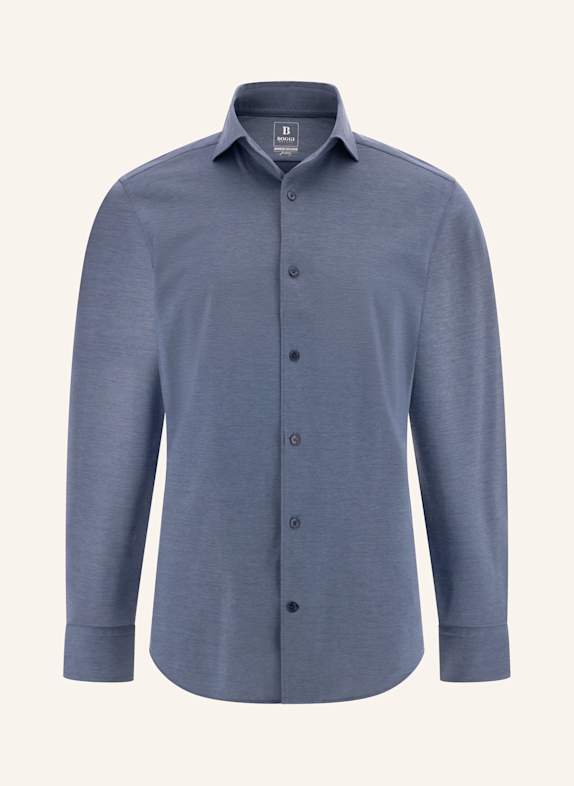 BOGGI MILANO Jerseyhemd Regular Fit HELLBLAU