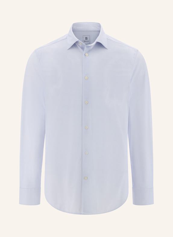 BOGGI MILANO Jerseyhemd Slim Fit HELLBLAU