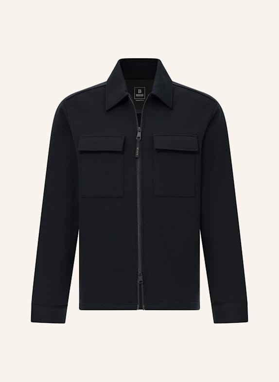 BOGGI MILANO Nexus Shirt Jacket In Technical Fabric SCHWARZ