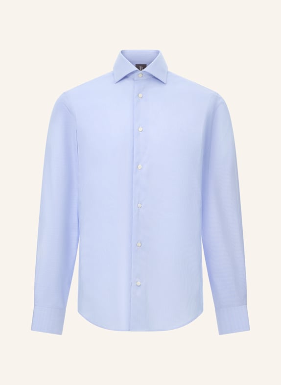 BOGGI MILANO Slim Fit Striped Cotton Shirt HELLBLAU