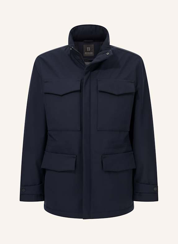 BOGGI MILANO Field Jacket In Padded Technical Fabric BLAU