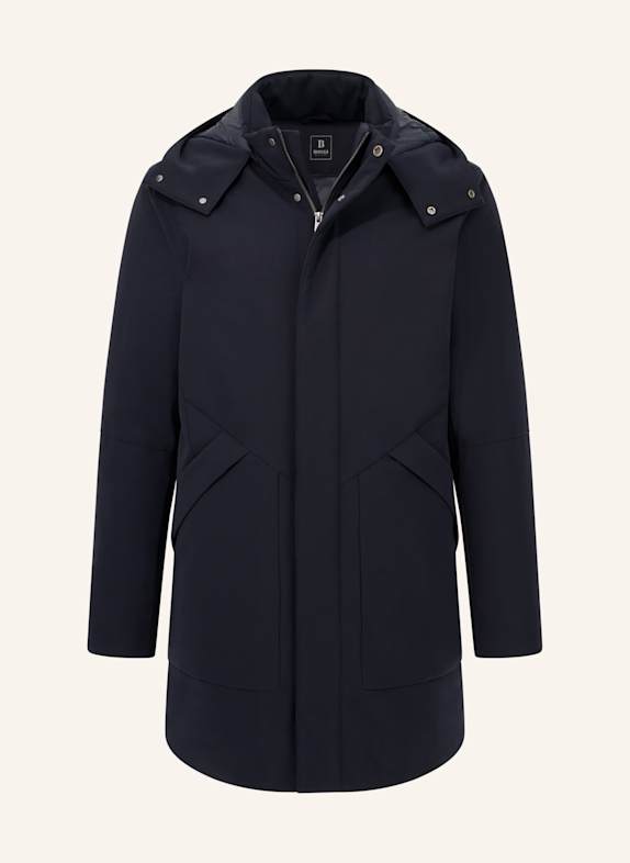 BOGGI MILANO Parka In Padded Technical Fabric BLAU