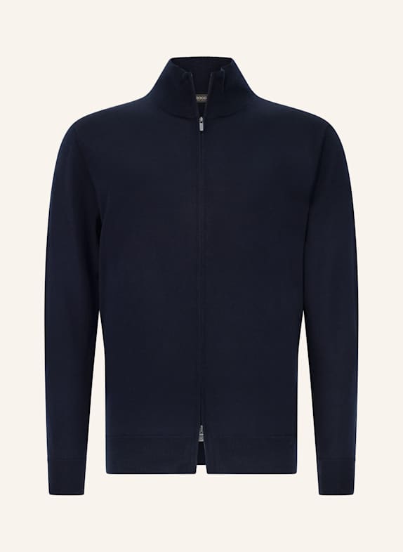 BOGGI MILANO Strickjacke BLAU