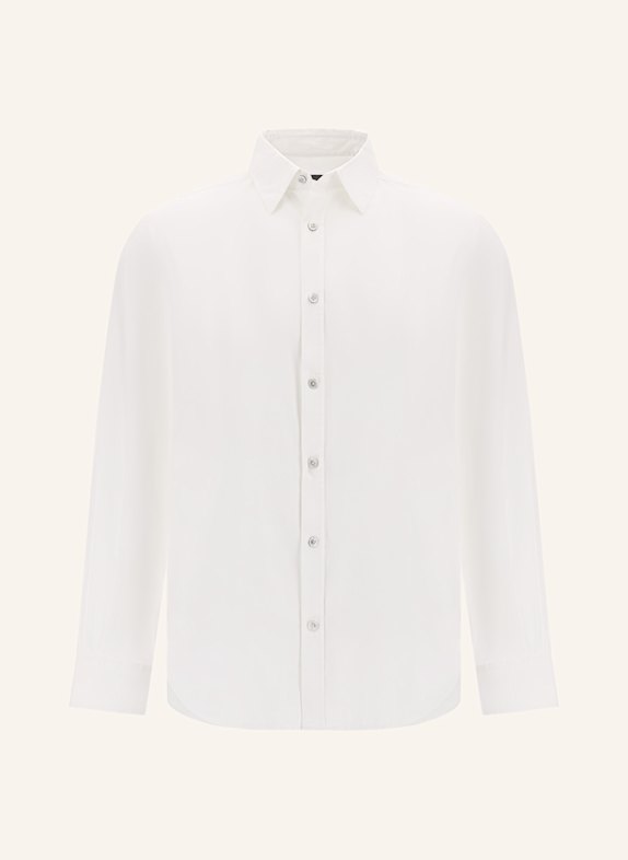 BOGGI MILANO Hemd Regular Fit WEISS