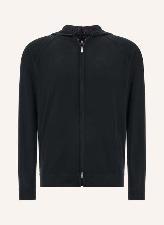 BOGGI MILANO Strickjacke SCHWARZ