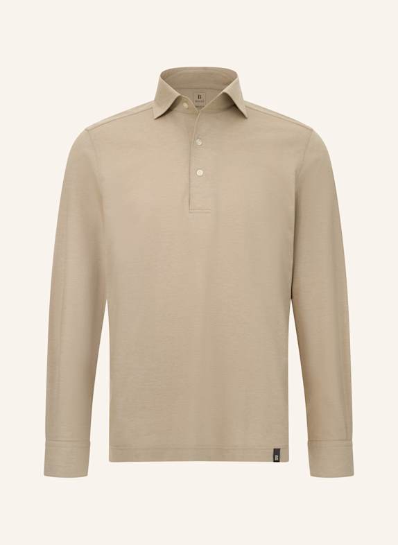 BOGGI MILANO Jersey-Poloshirt BRAUN