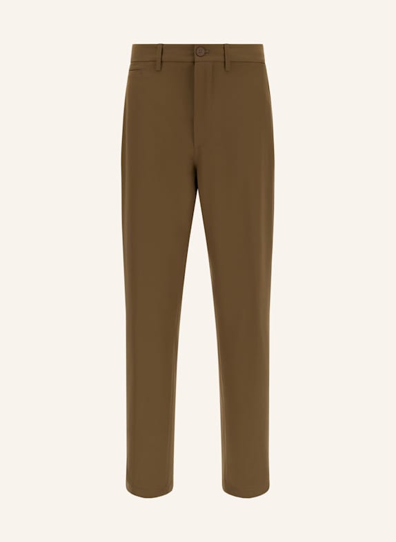 BOGGI MILANO Wool Blend Trousers BRAUN
