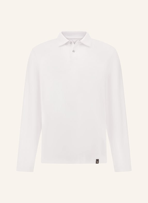 BOGGI MILANO Jersey-Poloshirt WEISS
