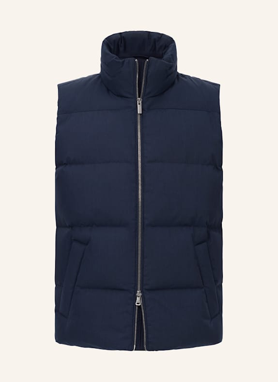 BOGGI MILANO Daunenweste BLAU