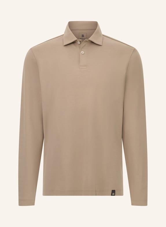BOGGI MILANO Jersey-Poloshirt GRAU