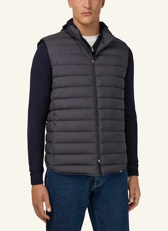 BOGGI MILANO Donsvest BLAUW
