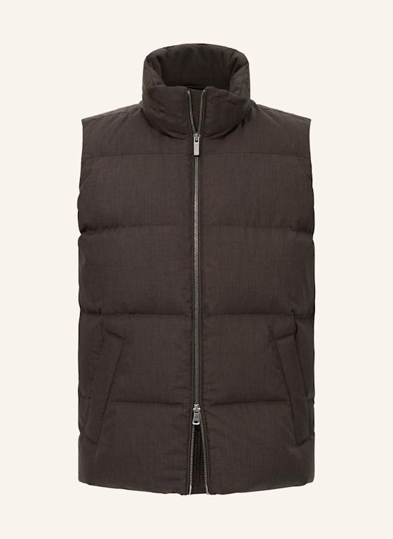 BOGGI MILANO Daunenweste BRAUN