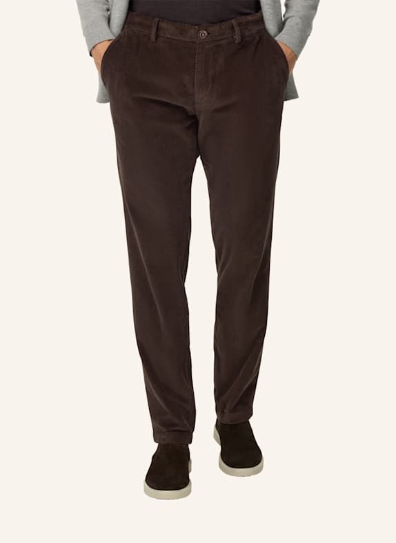 BOGGI MILANO Cordhose BRAUN